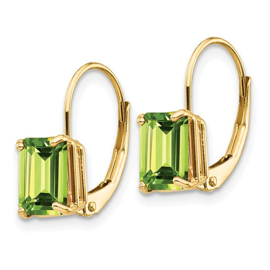 14k Yellow Gold Peridot Earnings