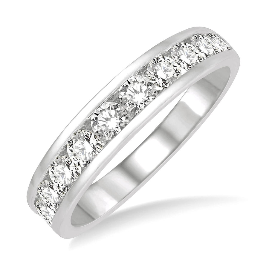 14K White Gold 1.00ctw Diamond Anniversary Band