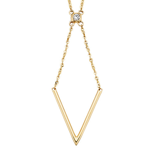 Yellow Gold Diamond Necklace