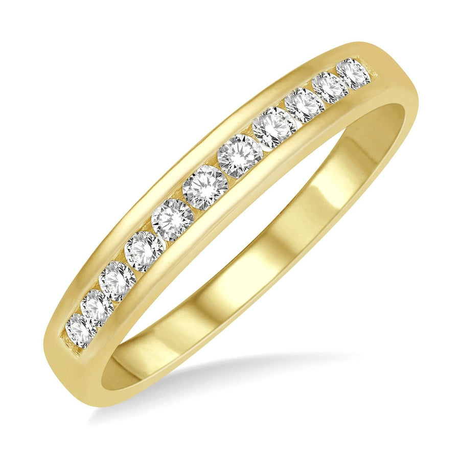 14K Yellow Gold 0.25ctw Diamond Anniversary Band