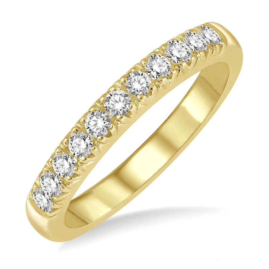 14K Yellow Gold 0.35ctw Diamond Anniversary Band